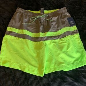 George Neon Green Swim Shorts